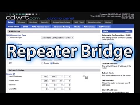 You are currently viewing DD-WRT Repeater Bridged Mode Setup